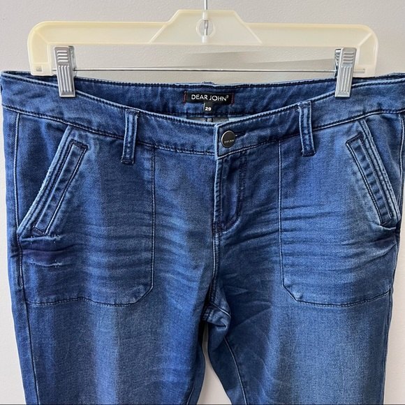 Dear John skinny Deveron women's 29 length 26 as shown zipper detail on bottom - Picture 2 of 11